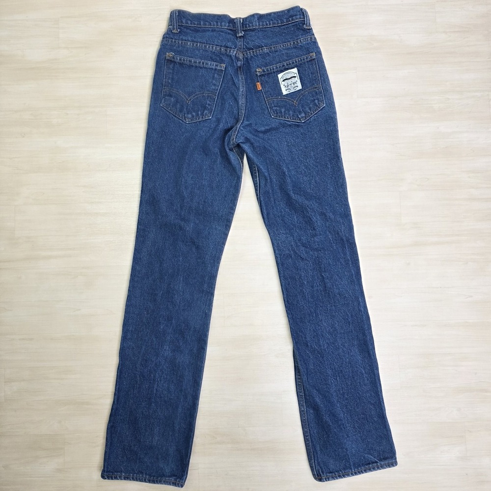 80s Levi's Orange Tab High Waist Straight Jeans 26068-0214 Size 11‎ 26 x 33
